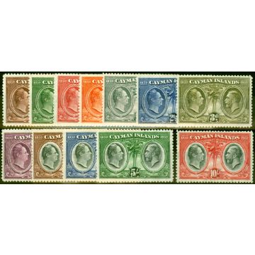 Cayman Islands 1932 Justices Set of 12 SG84-95 Fine & Fresh Lightly Mtd Mint