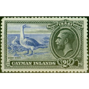 Cayman Islands 1935 2s Ultramarine & Black SG105 Fine MM