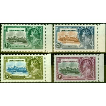Cayman Islands 1935 Jubilee Set of 4 SG108-111 Fine Lightly Mtd Mint 