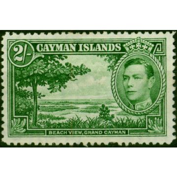 Cayman Islands 1943 2s Deep Green SG124a Fine LMM
