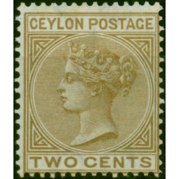 Ceylon 1872 2c Pale Brown SG121 Fine & Fresh MM 