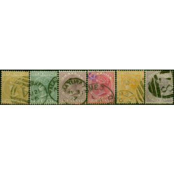 Ceylon 1883-84 Set of 6 SG146-151 Good Used 