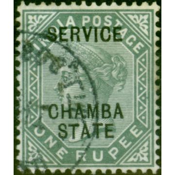 Chamba 1890 1R Slate SG015 Very Fine Used