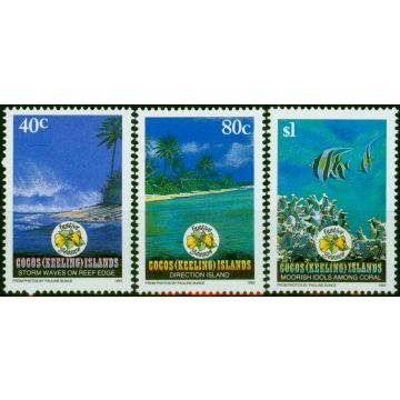 Cocos (Keeling) Islands 1992 Christmas Set of 3 SG273-275 V.F MNH 
