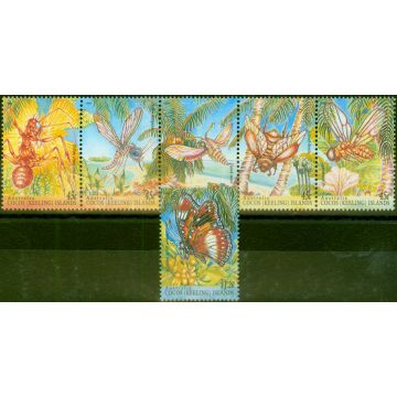 Cocos (Keeling) Islands 1995 Insects Set of 6 SG326-331 V.F MNH 