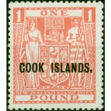 Cook Islands 1931 £1 Pink SG98 V.F MNH 