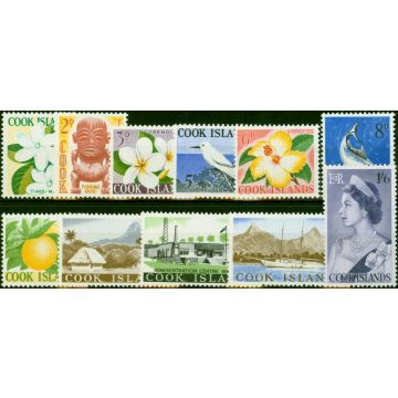 Cook Islands 1963 Set of 11 SG163-173 V.F VLMM 