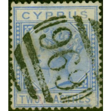 Cyprus 1881 2pi Blue SG13 Used Fine