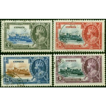 Cyprus 1935 Jubilee Set of 4 SG144-147 Fine Used