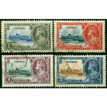 Cyprus 1935 Jubilee Set of 4 SG144-147 Fine Used (2)