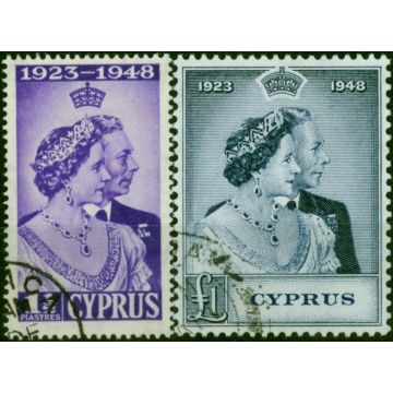 Cyprus 1948 RSW Set of 2 SG166-167 Fine Used 