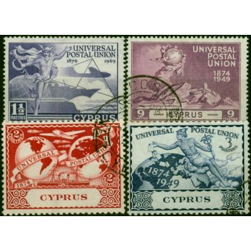 Cyprus 1949 UPU Set of 4 SG168-171 Fine Used