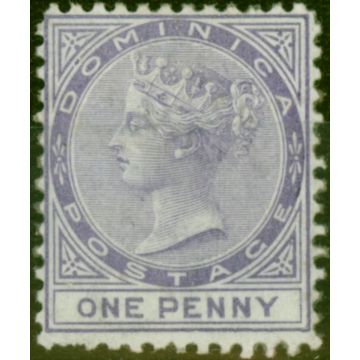Dominica 1874 1d Lilac SG1 Fine MM
