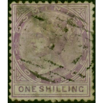 Dominica 1874 1s Dull Magenta SG3 Good Used (2)