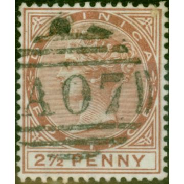 Dominica 1879 2 1/2d Red-Brown SG6 Used Fine