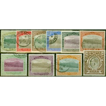 Dominica 1903 Set of 10 SG27-36 V.F.U