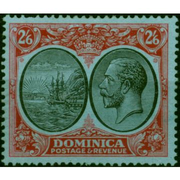 Dominica 1923 2s6d Black & Red-Blue SG85 Fine LMM 
