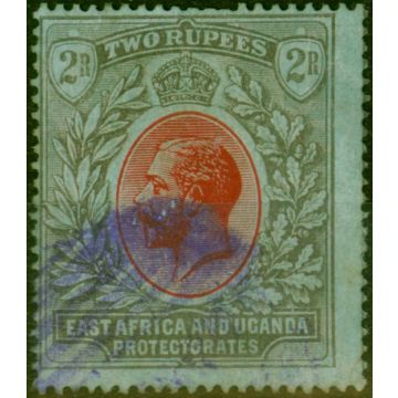 East Africa KUT 1912 2R Red & Black-Blue SG54 Ave Used