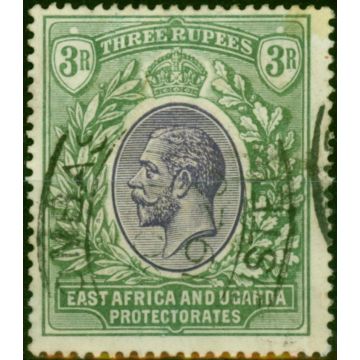 East Africa KUT 1912 3R Violet & Green SG55 Fine Used (2)