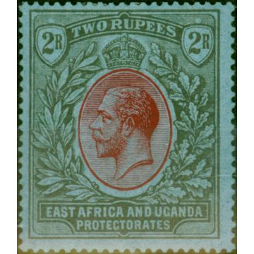 East Africa KUT 1921 2R Red & Black-Blue SG72 Fine MM