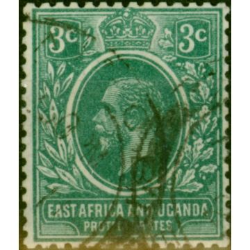 East Africa KUT 1921 3c Green SG66 Fine Used