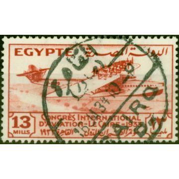 Egypt 1933 13m Red SG216 Very Fine Used