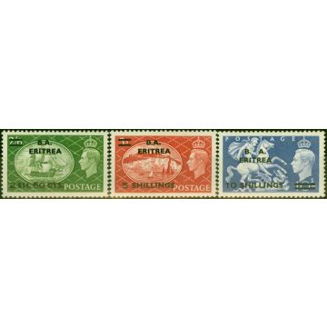 Eritrea 1951 Set of 3 Top Values SGE30-E32 V.F MNH