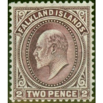 Falkland Islands 1912 2d Reddish Purple SG45b Fine MM