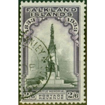 Falkland Islands 1933 2s6d Black & Violet SG135 V.F.U 