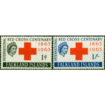 Falkland Islands 1963 Red Cross Set of 2 SG212-213 Fine LMM 
