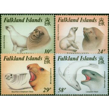 Falkland Islands 1987 Seals Set of 4 SG543-546 V.F MNH