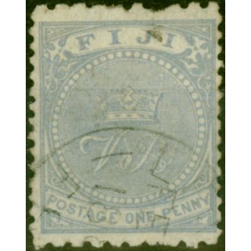 Fiji 1882 1d Ultramarine SG46 Good Used