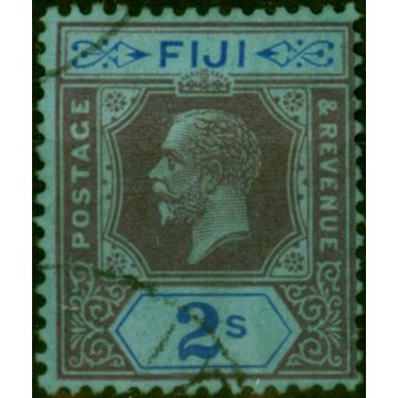 Fiji 1927 2s Purple & Blue-Blue SG239 Fine Used