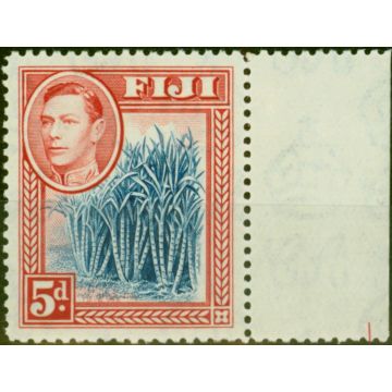 Fiji 1938 5d Blue & Scarlet SG258 Fine LMM