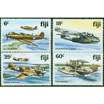 Fiji 1981 WWII Aircraft Set of 4 SG624-627 V.F MNH (2)