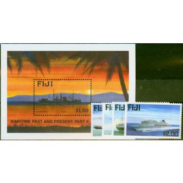 Fiji 1999 Maritime Set of 5 2nd Series SG1044-MS1048 V.F MNH 