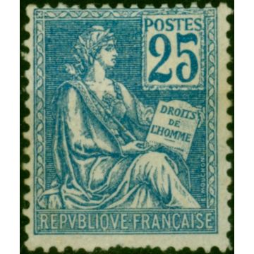 France 1901 25c Blue SG302 Good MM 