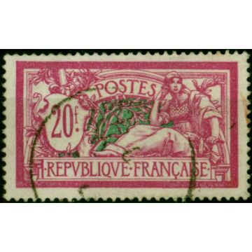 France 1926 20F Magenta & Green SG432 Fine Used 