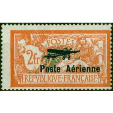 France 1927 Poste Aerienne 2F Red & Blue-Green SG455 Fine MNH 