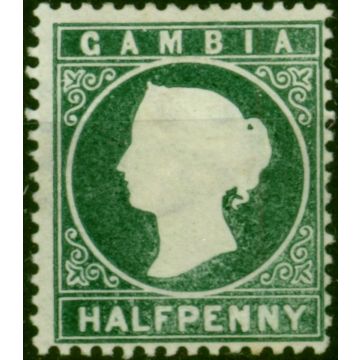 Gambia 1887 1/2d Myrtle-Green SG21 Fine MM 