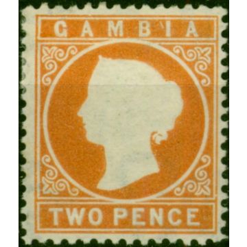 Gambia 1887 2d Orange SG24 Fine MM 