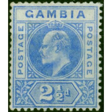 Gambia 1902 2 1/2d Ultramarine SG48 Fine MM 1