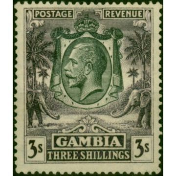 Gambia 1928 3s Slate-Purple SG139(c) Fine & Fresh LMM 