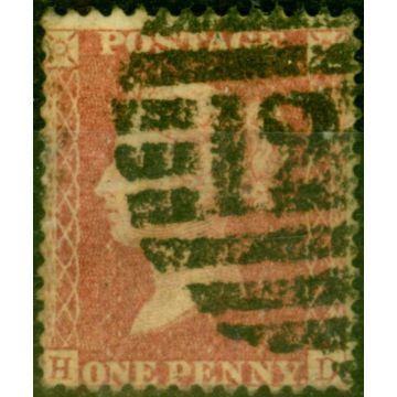 GB 1857 1d Rose-Red SG40 Fine Used