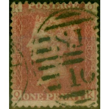 GB 1864 1d Red SG43 Pl 87 Fine Used (2)