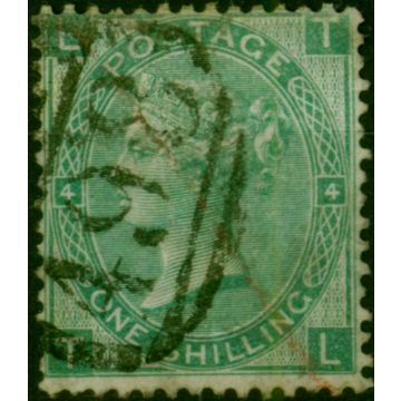 GB 1865 1s Green SG101 Pl 4 Fine Used 