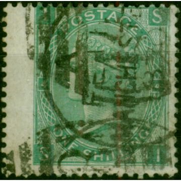 GB 1867 1s Green SG117 Pl.6 Fine Used 