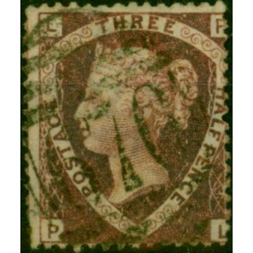 GB 1870 1 1/2d Lake-Red SG52 Pl.3 Fine Used