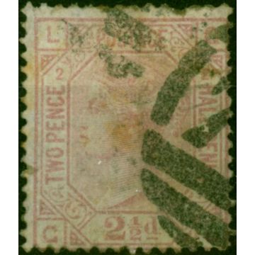 GB 1875 2 1/2d Rosy Mauve SG193 Pl 2 White Paper Ave Used