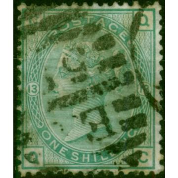 GB 1876 1s Green SG150 Pl.13 Fine Used 
